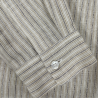Camisa de lino tostado
