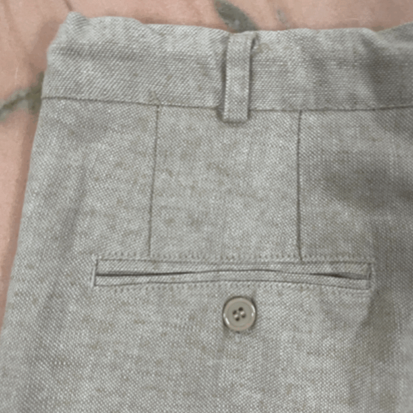 Pantalón de lino beige - Imagen 3
