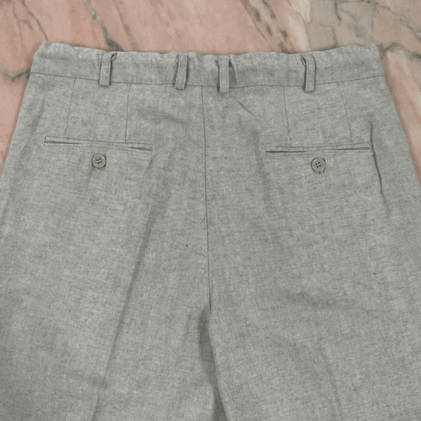 Pantalón de lino beige - Imagen 2