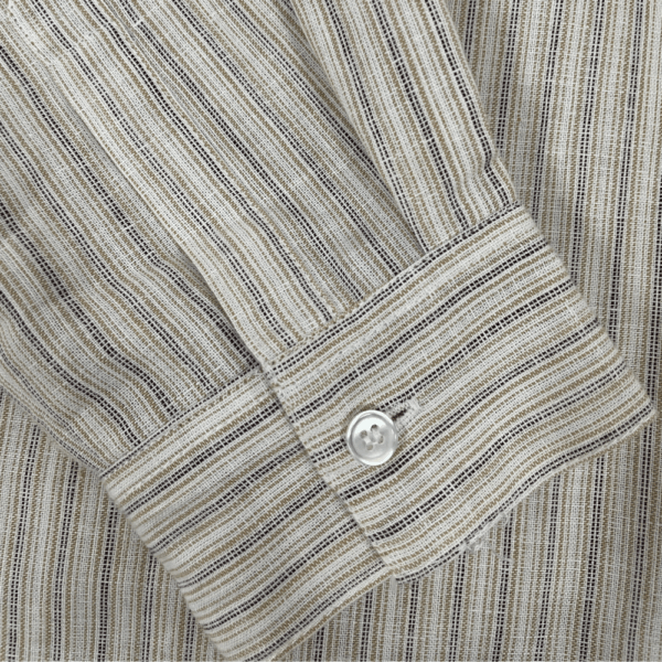 Camisa de lino tostado - Imagen 2